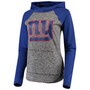 Women's Heathered Gray-Royal New York Giants Championship Ring Pullover Hoodie