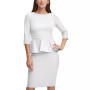Peplum Sheath Dress