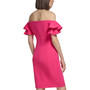 Women's Ruffled Off-The-Shoulder Sheath Dress