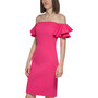Women's Ruffled Off-The-Shoulder Sheath Dress