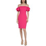 Women's Ruffled Off-The-Shoulder Sheath Dress