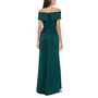 Scuba Off-The-Shoulder Gown