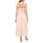 Women's Tie-Shoulder Elastic-Waist Midi Dress