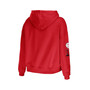 Women's Red New England Patriots Modest Cropped Pullover Hoodie