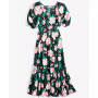 Women's Elbow-Sleeve Tiered Maxi Dress, Created for Macy's