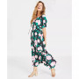 Women's Elbow-Sleeve Tiered Maxi Dress, Created for Macy's
