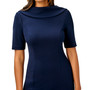 Women's Short-Sleeve Sheath Dress
