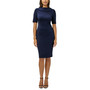 Women's Short-Sleeve Sheath Dress