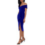 Waterfall-Ruffle Off-the-Shoulder Gown