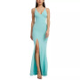 Iris High-Slit Evening Gown