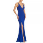 Iris High-Slit Evening Gown
