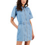 Women's Cotton Denim 2-Way Signature Zip Dress