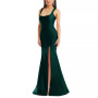Women's Stretch Satin Mermaid Gown