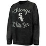 Women's Black Chicago White Sox Script Comfy Cord Pullover Sweatshirt