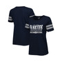 Women's Navy New York Yankees Team Stripe T-shirt