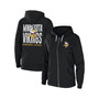 Women's Black Minnesota Vikings Sponge Fleece Full-Zip Hoodie