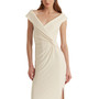 Jersey Off-the-Shoulder Gown