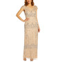 Petite Beaded Popover Gown