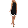 Women's Sleeveless Halter-Neck Wave-Hem Dress