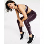 Women's Reflective Piping Hoodie, Reflective Logo Low-Impact Sports Bra & High-Waisted Leggings