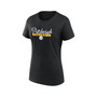 Women's Branded Black, Gold Pittsburgh Steelers Fan T-shirt Combo Set