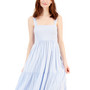 Women's Smocked Tiered Sleeveless Maxi Dress