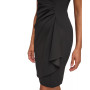 Women's Bubble-Sleeve Ruched Dress