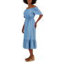 Women's On Off-The-Shoulder Chambray Midi Dress, Created for Macy's