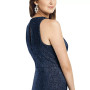 Metallic A-Line Gown