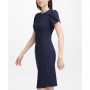 Tulip-Sleeve Sheath Dress