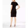 Tulip-Sleeve Sheath Dress