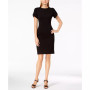 Tulip-Sleeve Sheath Dress