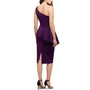 One-Shoulder Peplum Sheath Dress
