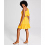 Women's One-Shoulder Cutout Fit & Flare Dress