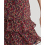 Women's Floral Crinkle Georgette Dress