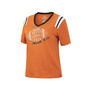 Women's Heathered Texas Orange Texas Longhorns 15 Min Early Football V-Neck T-shirt