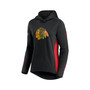 Women's Branded Black and Red Chicago Blackhawks Authentic Pro Locker Room Pullover Hoodie