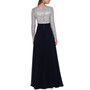 Sequined Chiffon Gown