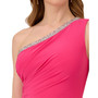 Petite One-Shoulder Jersey Gown