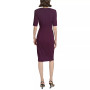 Women's Surplice Side-Zip Sheath Dress