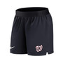 Women's Navy Washington Nationals Authentic Collection Team Performance Shorts