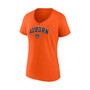 Women's Branded Orange Auburn Tigers Evergreen Campus V-Neck T-shirt