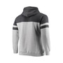 Women's Heathered Charcoal, Heathered Gray Ohio State Buckeyes Plus Size Contrast Pieced Full-Zip Hoodie