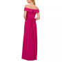 Off-The-Shoulder Chiffon Gown