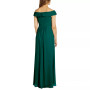 Off-The-Shoulder Chiffon Gown