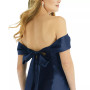 Bow-Back Off-The-Shoulder Gown
