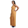 Women's Charlotte Ruffle-Front Sleeveless Maxi Dress