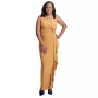 Women's Charlotte Ruffle-Front Sleeveless Maxi Dress