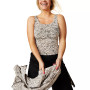 Printed Jacket and Top Set, Regular & Petite Sizes