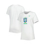 Women's White Brazil National Team Legend Performance T-shirt